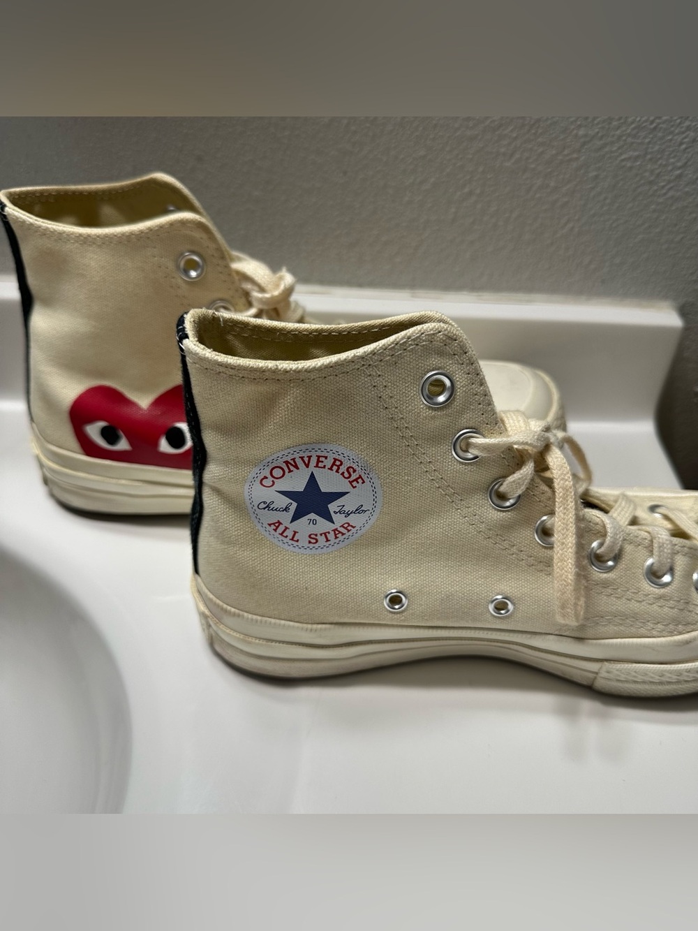 Comme des Garçons Play x Converse Chuck 70 High Top Sneakers